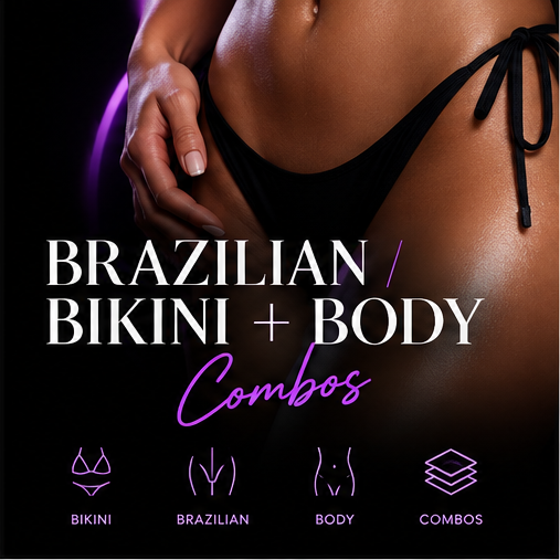 Brazilian, Bikini and Body waxing service menu