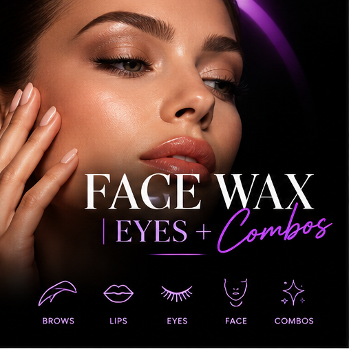 Face waxing, brows and eyes services